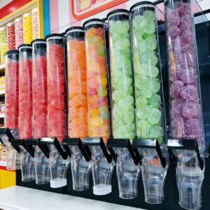 Home grocery bulk rice display dispensers candy dispenser